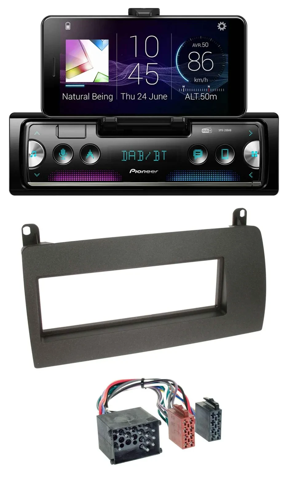 Pioneer USB MP3 Bluetooth DAB Autoradio für Rover 75 (1999-2001)