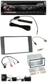 Автомагнитола Pioneer CD/USB/DAB/MP3 для Ford Kuga 2008–2012, антрацит