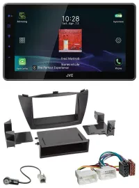 Автомагнитола для Hyundai ix35 (LM, 2010–2013) JVC DAB, MP3, Bluetooth, USB