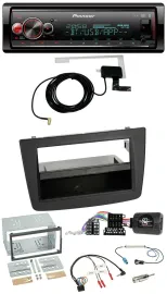 Pioneer Bluetooth DAB USB Lenkrad Autoradio für Alfa Mito 2008-2014 schwarz