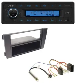 VDO AUX 1DIN MP3 USB Autoradio für Audi A6 C5 2001-2005 Symphony ISO
