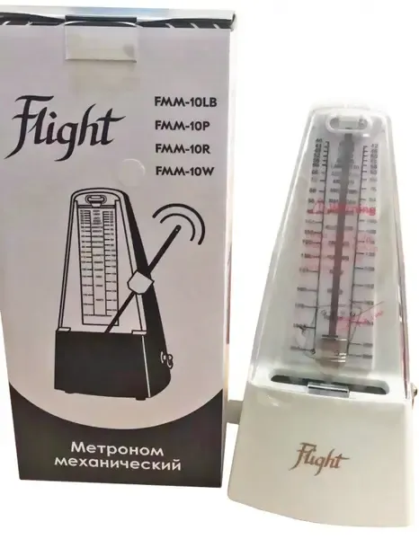 Метроном механический Flight FMM-10 White