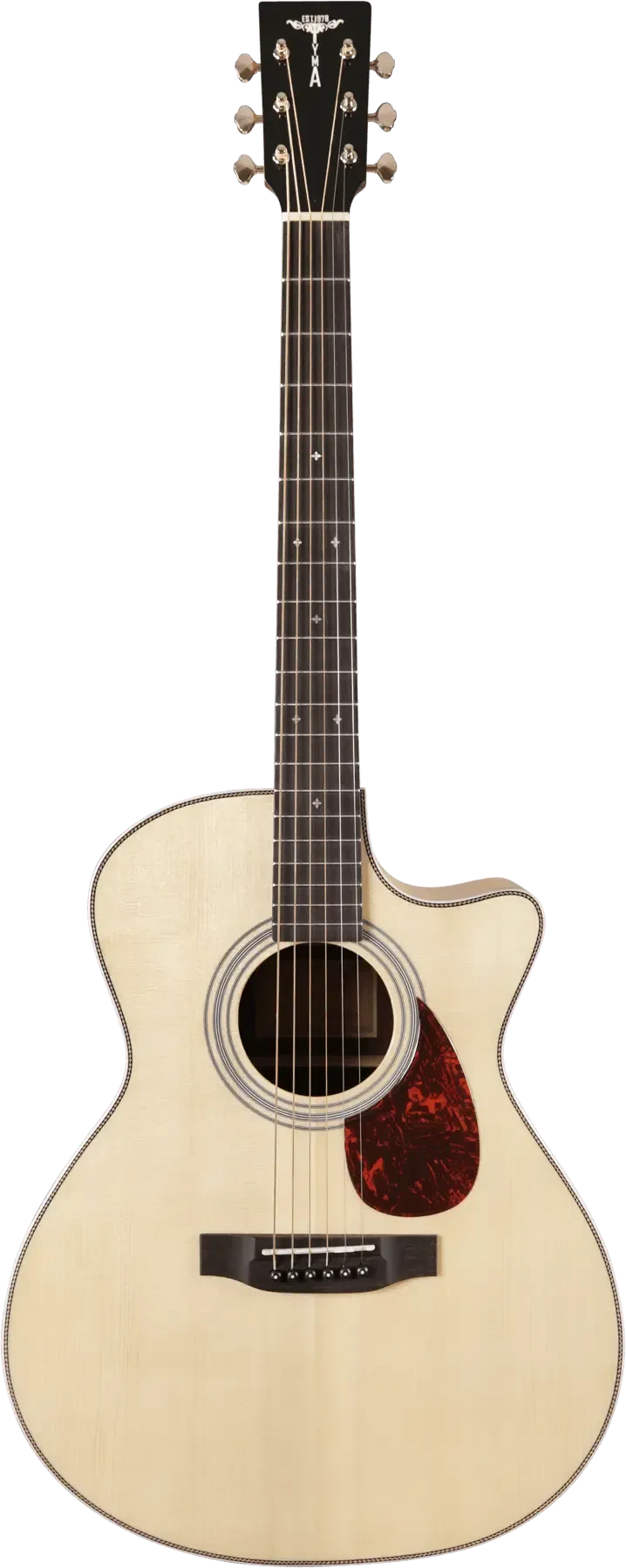 Акустическая гитара Tyma TG-12 Grand Auditorium Cutaway Natural с чехлом