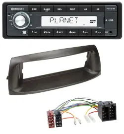Автомагнитола Continental 1-DIN USB MP3 AUX для Fiat Punto (188, 1999–2005)