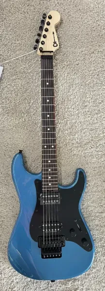 Charvel Pro-Mod So-Cal® SC1 Style 1 HH FR RW, Rosewood Fingerboard, Pelham Blue