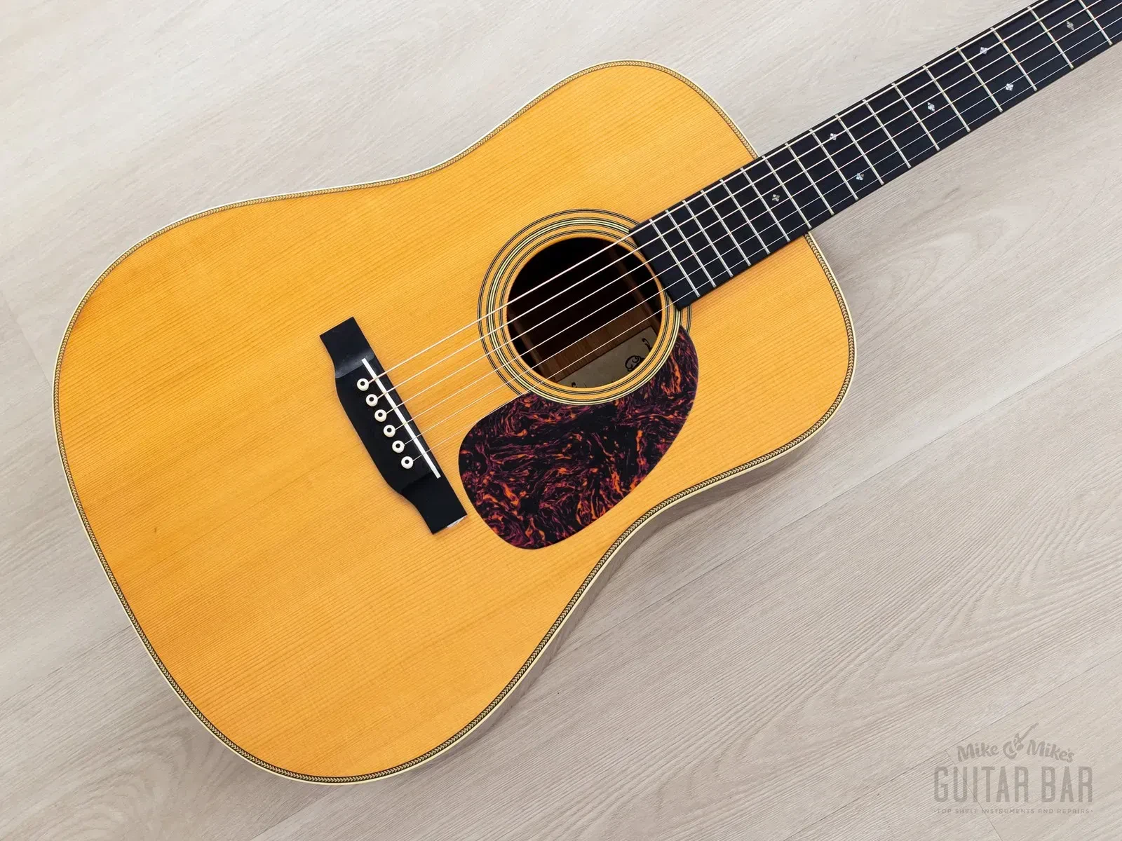 2005 Martin D-28 Marquis Herringbone Dreadnought Adirondack Top, w/ Case & Tags