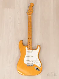 Электрогитара Fender Stratocaster 1954 Vintage Reissue ST54-75RV SSS Natural w/gigbag Japan 1993