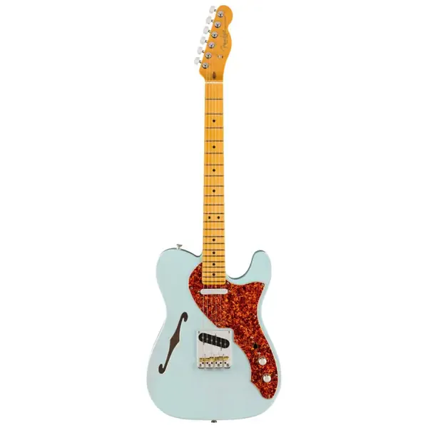 Электрогитара полуакустическая Fender American Professional II Telecaster Thinline Transrent Daphne Blue