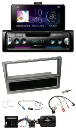 Автомагнитола Pioneer Bluetooth DAB USB для Opel Corsa C (2004–2006), алюминий