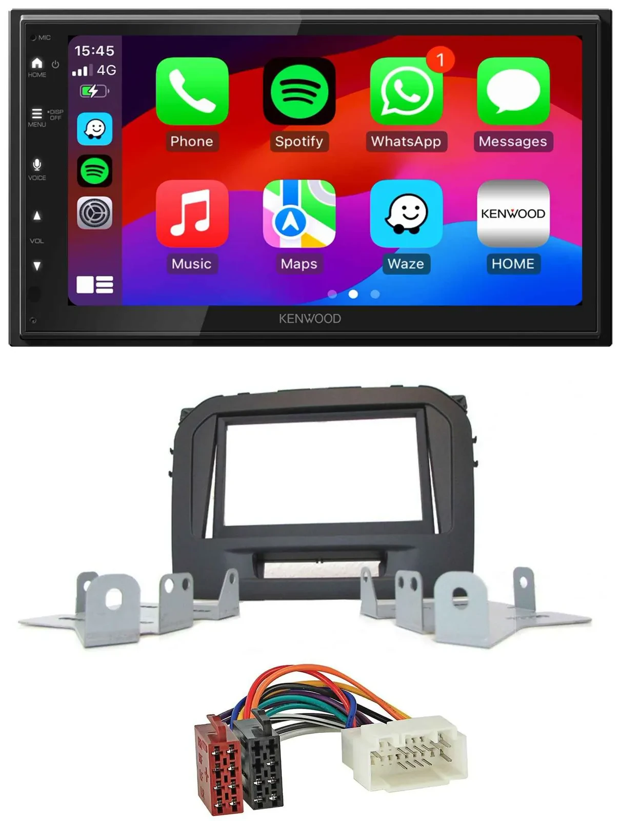 Автомагнитола для Suzuki Vitara LY (с 04/2015) Kenwood 2DIN, MP3, USB, DAB, Bluetooth
