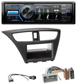 JVC Bluetooth MP3 USB DAB Autoradio für Honda Civic (ab 2012)