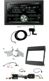 Pioneer CD USB Lenkrad Bluetooth 2DIN DAB Autoradio für Porsche Cayenne 2011-201