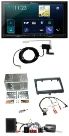 Автомагнитола для Porsche Boxster/911/Cayman Pioneer 2DIN, DAB, USB, Bluetooth, поддержка управления с руля