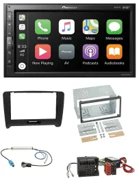 Pioneer USB MP3 DAB 2DIN Bluetooth Autoradio für Audi TT 06-14 Aktivsystem Quadl