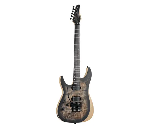 Электрогитара Schecter Reaper-6 Floyd Rose Left-Handed Satin Charcoal Burst