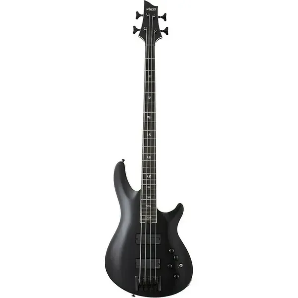 Бас-гитара Schecter SLS Elite-4 Evil Twin Satin Black