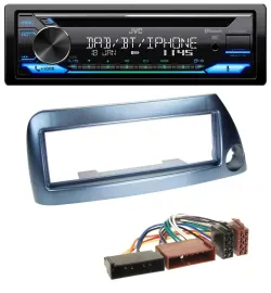 JVC Bluetooth MP3 USB DAB CD Autoradio für Ford Ka bis 2008 blau-metallic