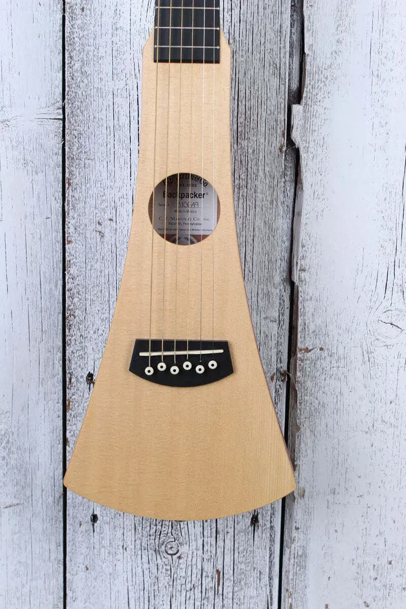 Б/У Акустическая гитара Martin Guitars Backpacker Steel String GBPC 6-струнная, тревел, с чехлом