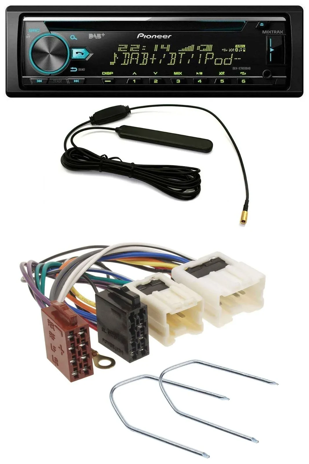 Автомагнитола для Nissan Pathfinder 1996–2003 и Quest 1993–2002 Pioneer CD/MP3, AUX, DAB, USB