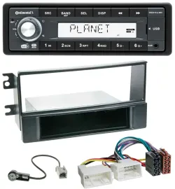 Continental MP3 AUX USB DAB 1DIN Autoradio für Kia Sportage II 08-10 neue Verkab