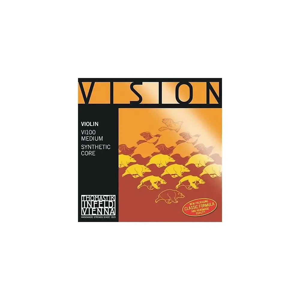 Струны для скрипки Thomastik Vision 4/4 Violin Strings Medium Set 1/2 Size