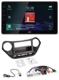 Автомагнитола JVC для Hyundai i10 (с 2013) DAB, MP3, Bluetooth, USB, AUX