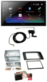 Pioneer DAB MP3 Bluetooth 2DIN USB Autoradio für Mercedes M-Klasse 05-11 W164 Pr