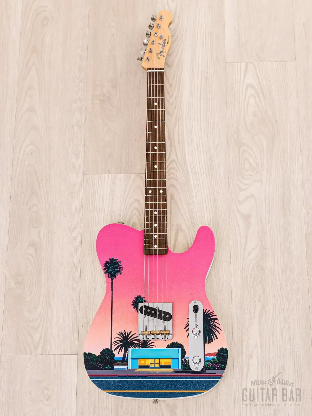 Электрогитара Fender Japan Art Canvas Esquire S Hiroshi Nagai No 2 w/case Japan 2022