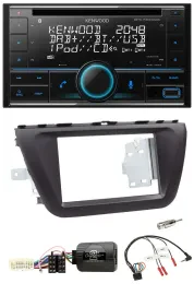 Автомагнитола Kenwood 2DIN CD DAB USB Bluetooth для Suzuki SX4 (с 2013) с поддержкой кнопок на руле