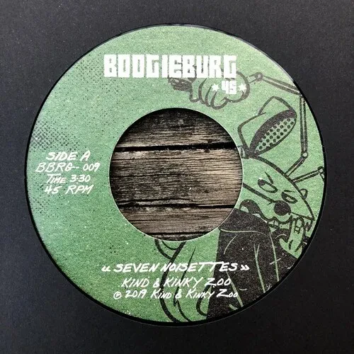 Виниловая пластинка Kind & Kinky Zoo - Seven Noisettes / Poulpe Fiction [New 7" Vinyl]