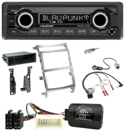 Blaupunkt Bluetooth DAB Lenkrad USB Autoradio für Hyundai IX55 2009-2012 silber
