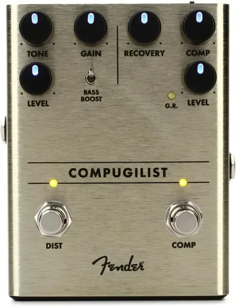Педаль эффектов для электрогитары Fender Compugilist Compressor Distortion