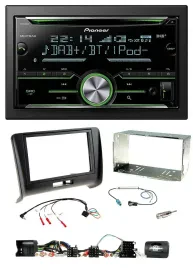Pioneer Bluetooth Lenkrad DAB 2DIN USB CD Autoradio für Audi TT 2006-2014
