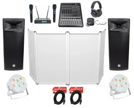 Пассивная акустическая система Rockville SPGN258 Black с микшером и аксессуарами (пара)