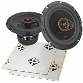 Cerwin Vega H7653 6.5" 3-Way Coaxial Car Speakers w/ Sound Damping