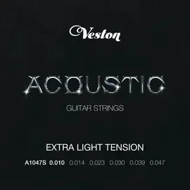 Струны для акустической гитары VESTON A1047 S