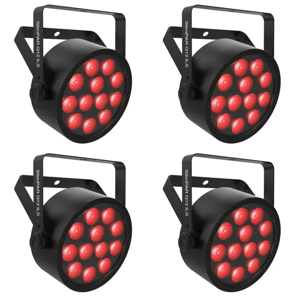 Светодиодный прибор Chauvet DJ SlimPAR Q12 ILS RGBA D-Fi USB DMX (4 штуки)