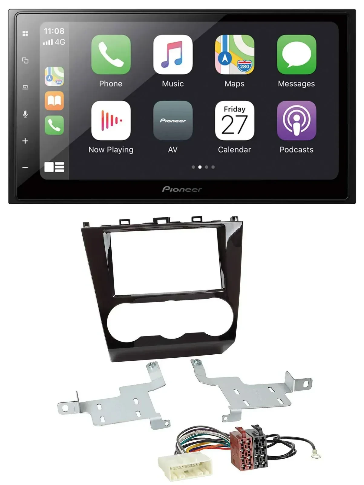 Автомагнитола для Subaru Forester (с 2015) Pioneer 2-DIN, Bluetooth, DAB, USB, MP3