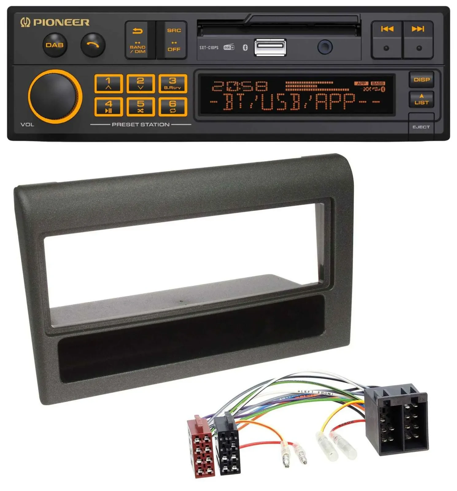 Pioneer DAB MP3 USB Bluetooth Autoradio für Alfa Romeo 155 Lancia Dedra Delta 19