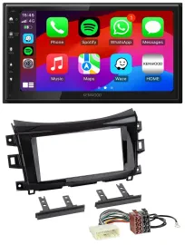 Kenwood MP3 USB DAB 2DIN Bluetooth Autoradio für Nissan Navara (ab 16)