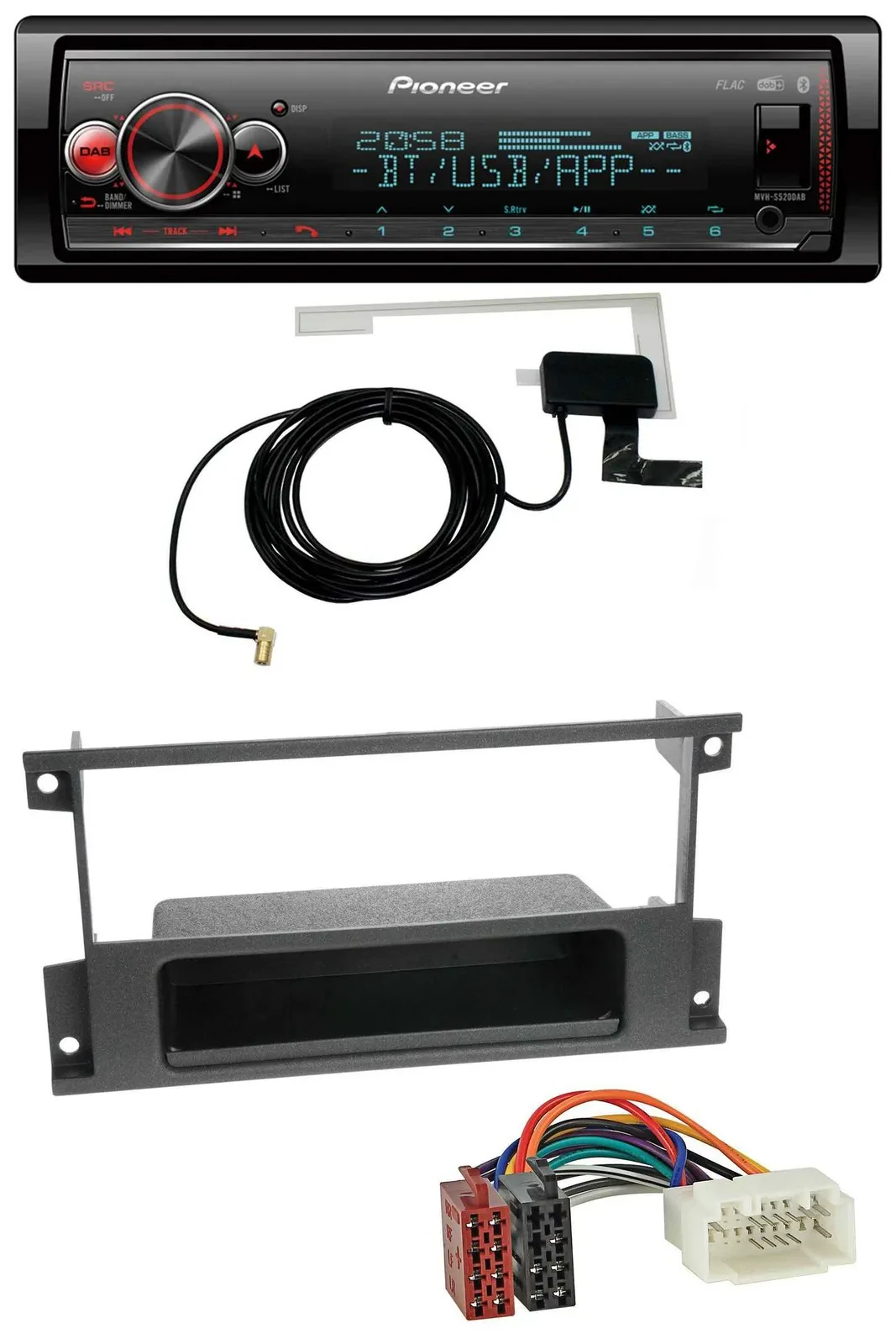 Pioneer Bluetooth DAB USB MP3 Autoradio für Suzuki Liana, Ignis (2000-2003)