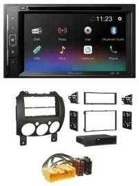 Автомагнитола Pioneer 2-DIN Bluetooth USB MP3 DAB DVD для Mazda 2 (с 2007)