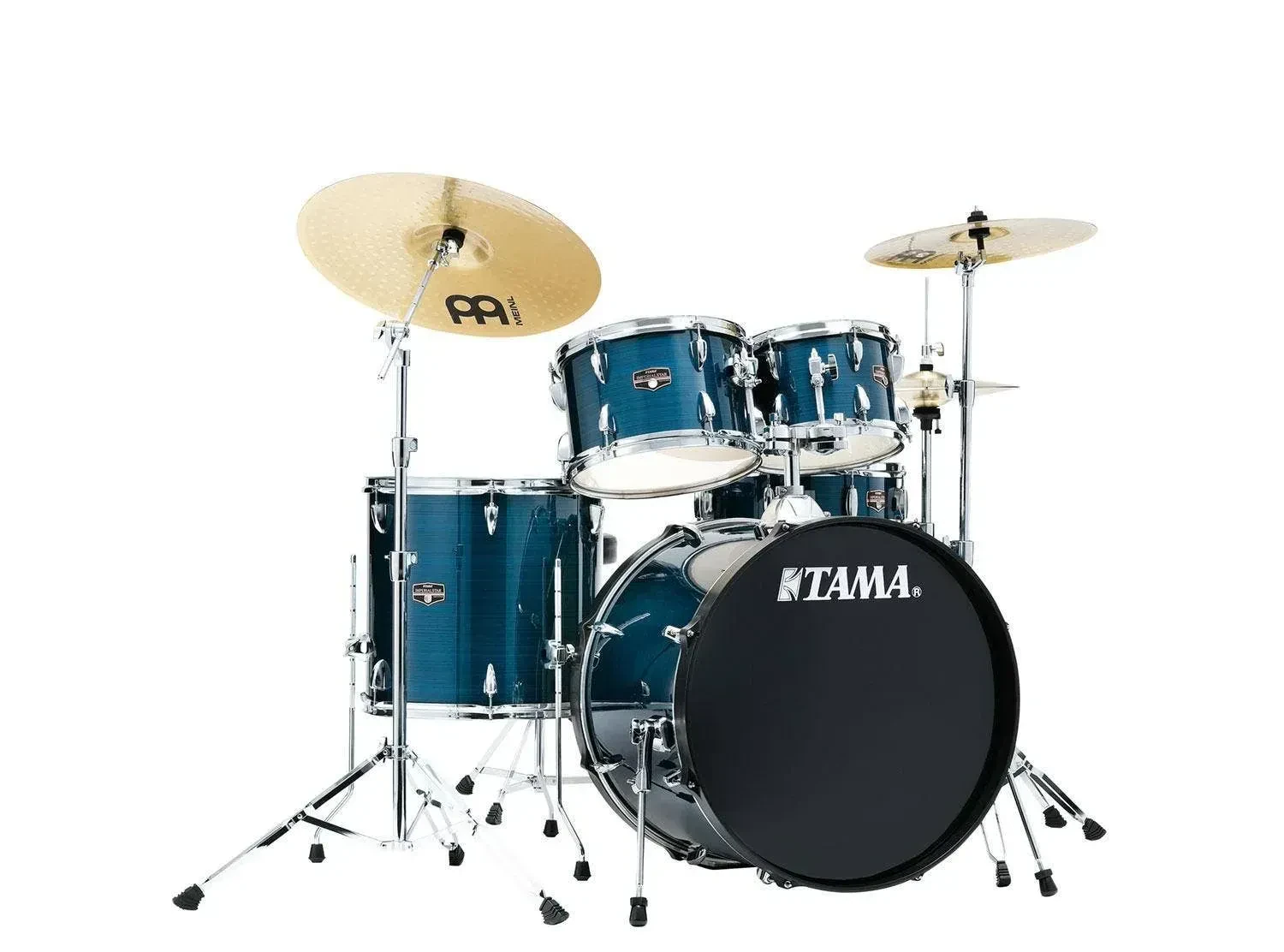 Tama Imperialstar 5-Piece Complete Drum Set w/ Meinl HCS Cymbals - 22" Bass
