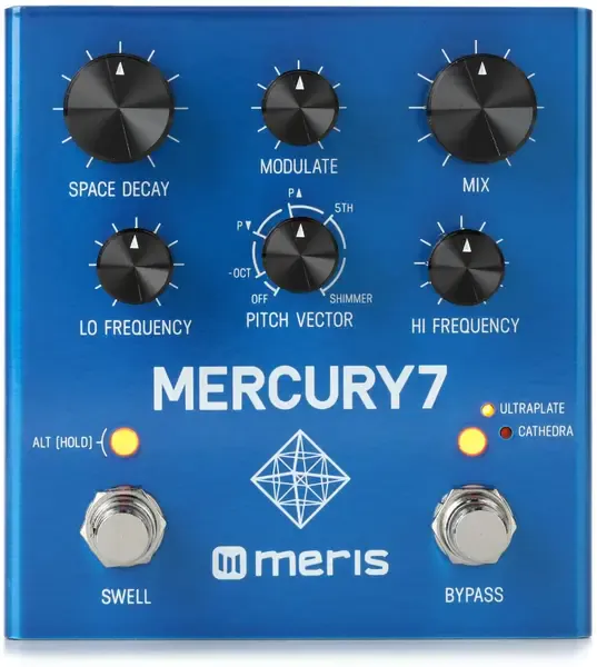 Педаль эффектов для электрогитары Meris Mercury7 Reverb Pedal