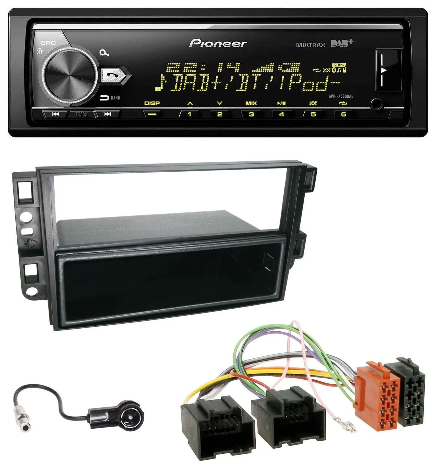 Pioneer Bluetooth USB DAB MP3 Autoradio für Chevrolet Aveo Epica Captiva 06-11