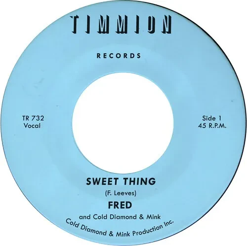 Виниловая пластинка Fred – Sweet Thing / My Baby's Outta Sight (2020)