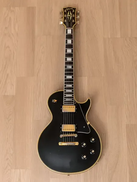 Электрогитара Gibson Les Paul Custom HH Black Beauty Ebony w/case USA 1969