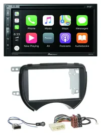 Pioneer DVD 2DIN MP3 DAB Bluetooth USB Autoradio für Nissan Micra 10-13 schwarz