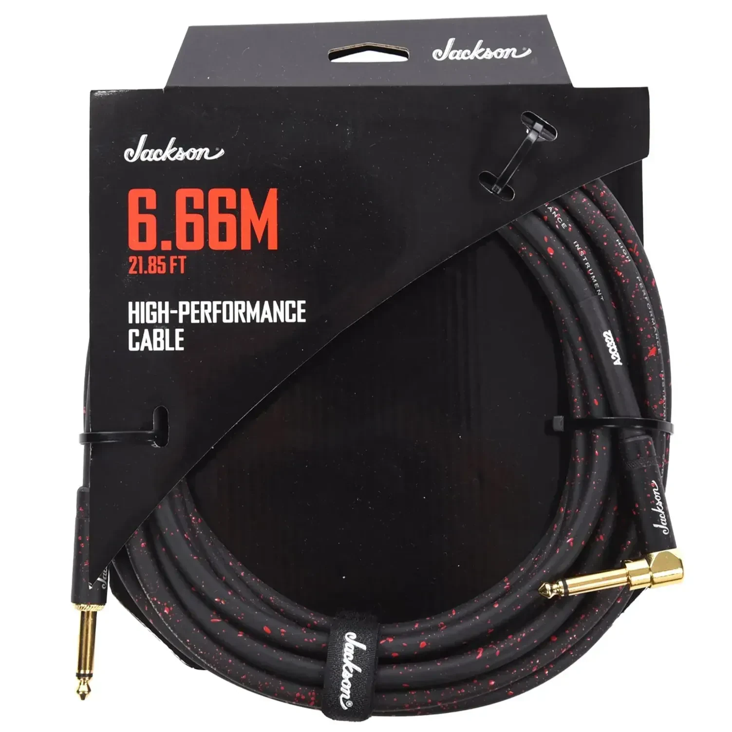 Инструментальный кабель Jackson 299-1093-002 Black 6.6 м