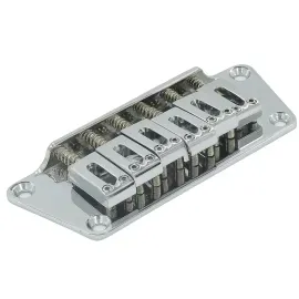 Advanced Plating Nighthawk Trapezoid Hardtail Bridge for Gibson, CHROME